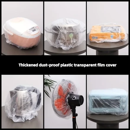 20pcs household multifunctional kitchen appliance dust cover, extra large thickened fan air fryer waterproof transparent protective cover, rice cooker pot, kitchen baking pan, microwave oven universal appliance cover for home kitchen cleaning