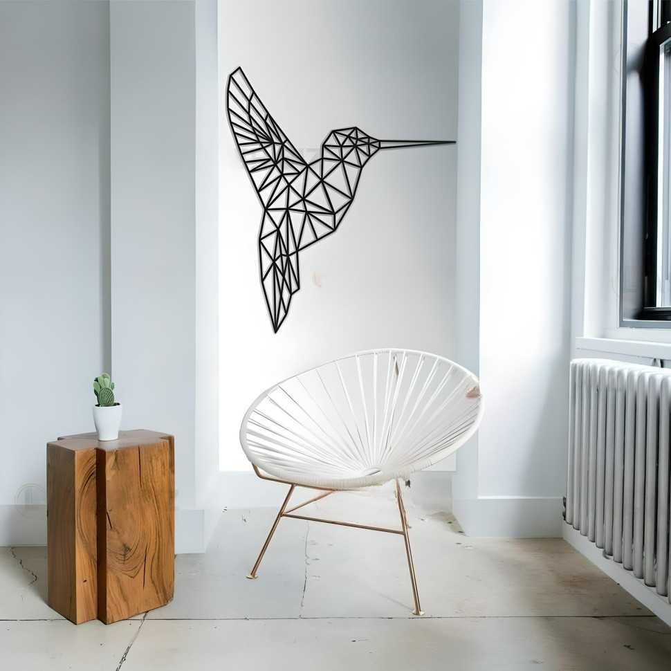Wall Art with a Hummingbird