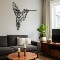 Wall Art with a Hummingbird