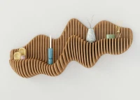 Parametric wavy wall decor