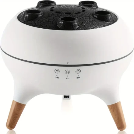 Aromatherapy Diffuser, 250ml Jellyfish Ultrasonic Cool Mist Humidifier, 2 Mist Modes, Timer, Auto Shut-off, for Home, Bedroom, Office, Gift, No Fragrance Source Included, Battery-Free, 110V/220V Power Supply, European Plug
