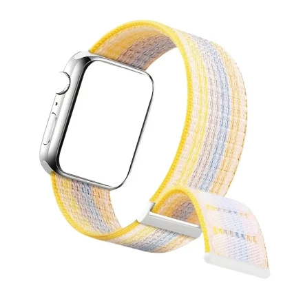Nylon Sport Band Compatible with Apple Watch Band 38mm 40mm 41mm 42mm 44mm 45mm 46mm 49mm, Adjustable Breathable Women Men Braided Strap Compatible for iWatch Series 10/9/8/7/6/5/4/3 SE Ultra 1/2