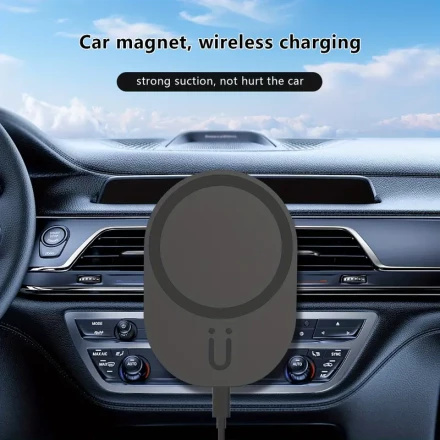 KPOSKLI 3-in-1 Magnetic Wireless Charger Dock, USB Connector, Compatible with iPhone 16/15/14/13/12 Pro Max Plus, Travel-Friendly Charging Pad with Wireless Function, ≤36V Operating Voltage, No Battery Required