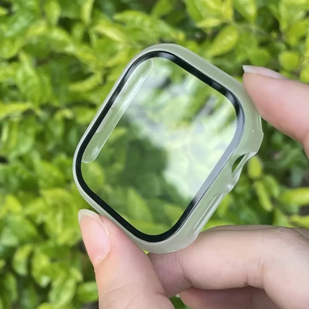 New Series 10 Hard Full Protection Case + 9H Tempered Glass Screen Protector for 46mm 42mm Men's & Women's Watches - Integrated PC Case Film