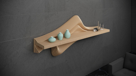 Exquisite wall decor shelf