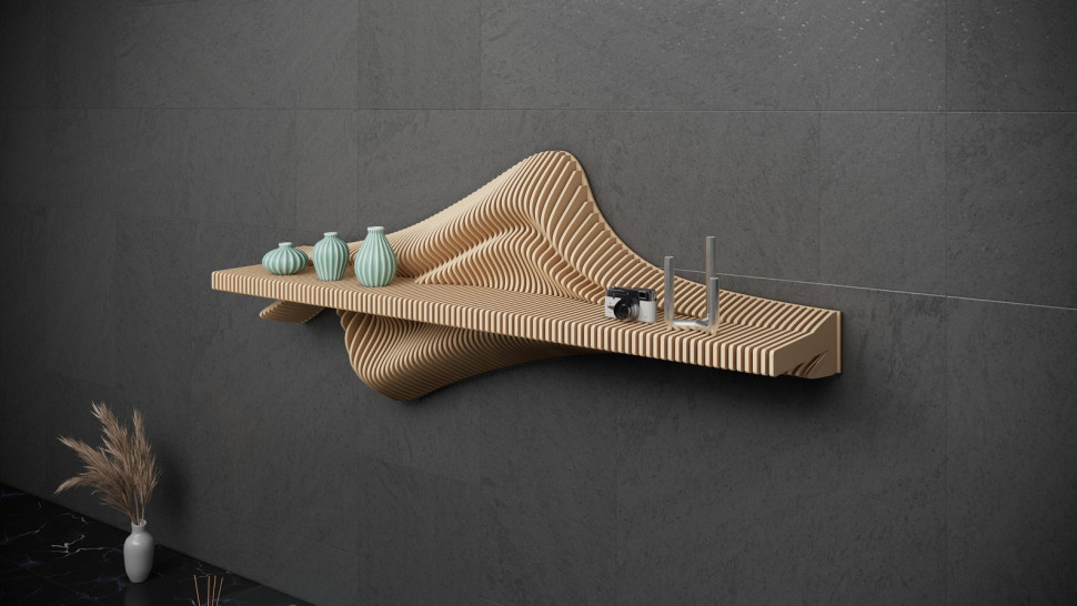 Exquisite wall decor shelf