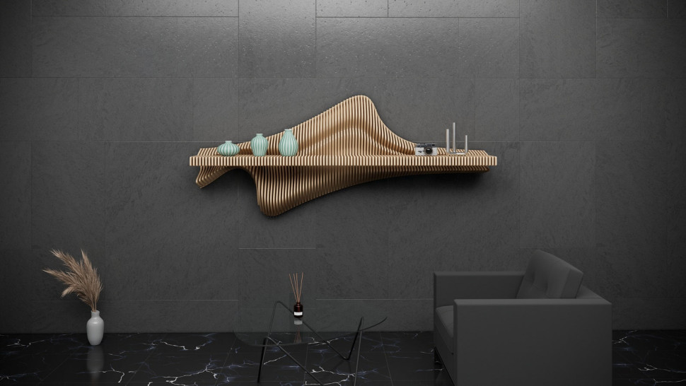 Exquisite wall decor shelf