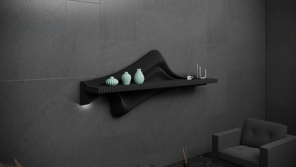 Exquisite wall decor shelf