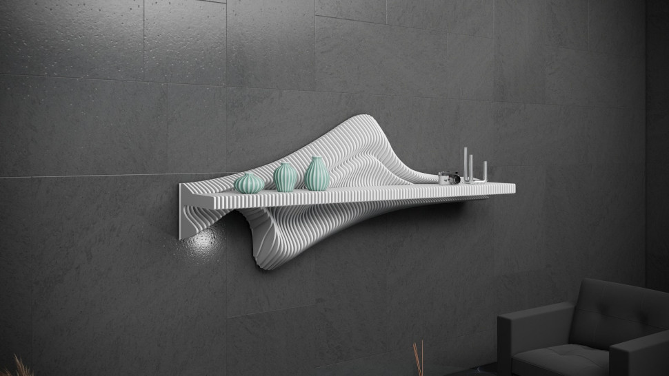 Exquisite wall decor shelf