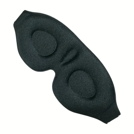 Relax & Sleep Comfortably With This Ultralight 3D Blackout Eye Mask - Perfect For Travel & Naps!