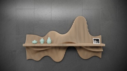 Designer wall decor shelf