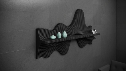 Designer wall decor shelf