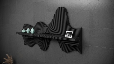 Designer wall decor shelf