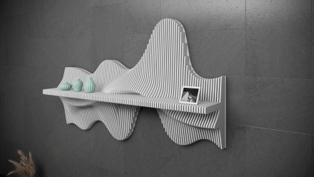 Designer wall decor shelf