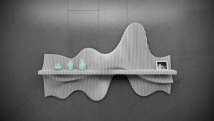 Designer wall decor shelf