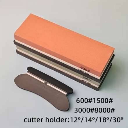 Two-Piece Set of Professional Double-Sided Sharpening Stones, Ideal for Outdoor Tools And Knives.