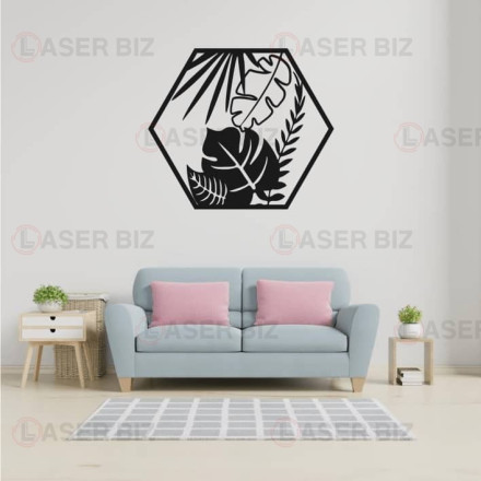 Wall Art with Leaves