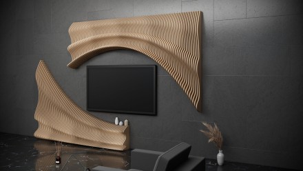 Shelf for a TV