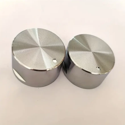 Metal Ignition Knob for Gas Stove, Sun Rays Texture Button Accessory, Round Dial Handle, with No Battery Required