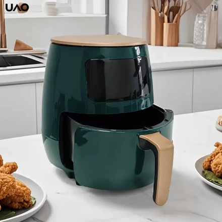 New Household Large Capacity Multifunctional Range Free Electric Fryer, Multifunctional Large Capacity Household Air Fryer, Suitable for Roasting Chicken, French Fries, Chicken Wings, Oil-Free Cooking And Frying Low-Fat And Low Calorie
