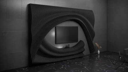 Framing shelf for a TV