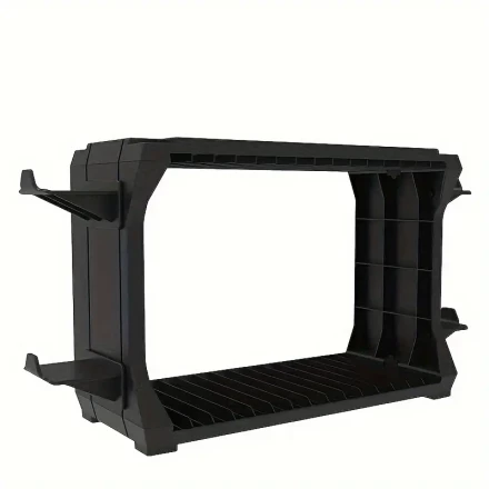Stackable Game Controller and DVD Storage Rack - Organize Your Gaming Collection with Style