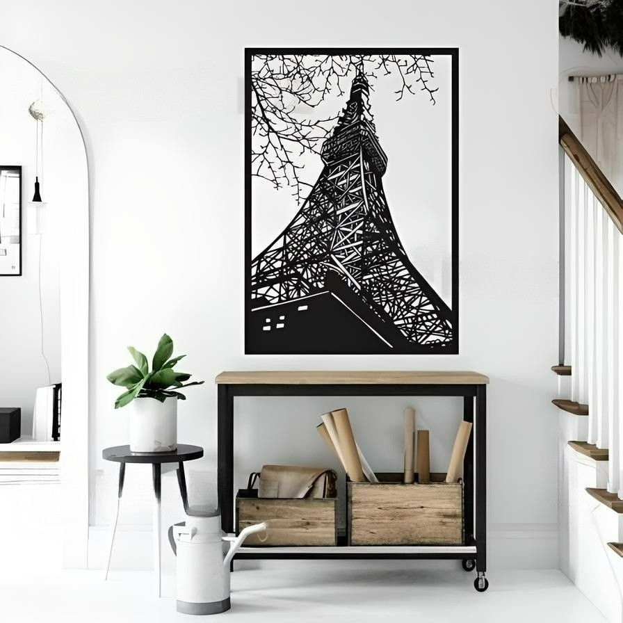 Wall Art with an Eiffel Tower
