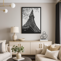 Wall Art with an Eiffel Tower