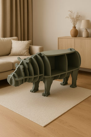 Multifunctional Hippo Shelf