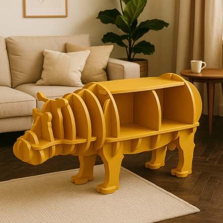 Multifunctional Hippo Shelf