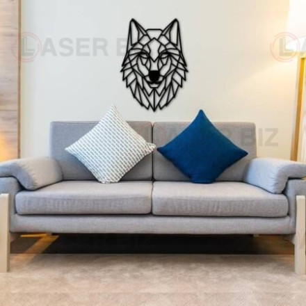 Wall Art with a Wolf