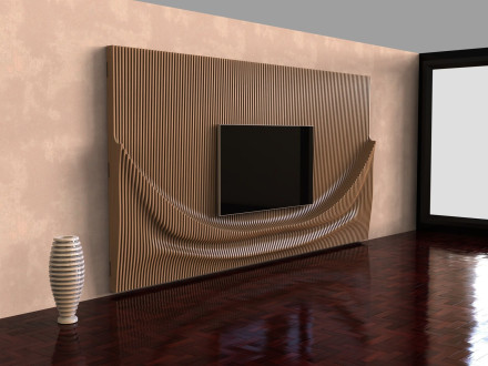 Wall decor for a TV
