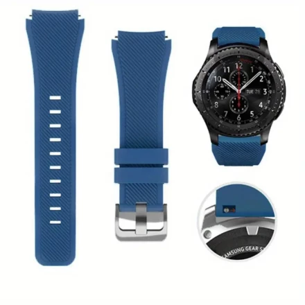 20mm 22mm Band for Samsung Galaxy Watch 3 4 5 6 46mm/42mm/active 2 Gear S3 Frontier/S2/Sport Silicone Bracelet 43mm 47mm Strap