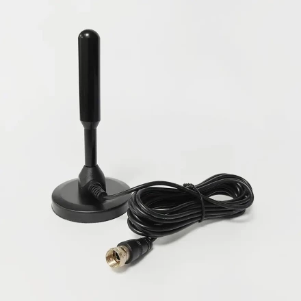 2025 Upgraded Indoor Digital TV Antenna with Strong Magnetic Base - Easy Installation, 360° Long-Range Reception, USB Powered for HDTV Channels, Wireless Signal Catching, No Battery Needed, Antenna for Tv