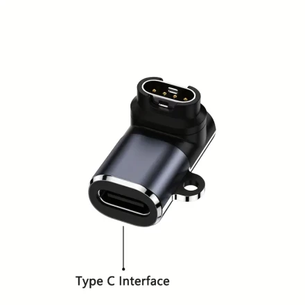 Compact USB-C Mini Charger Adapter for Garmin Forerunner - Fast Charging, Overcurrent Protection, Compatible with Fenix 7/7S/7X/6/6S/6X/5/5S/5X Plus Pro & Venu 3/2S/2 - Sleek Design, Easy to Carry, Garmin Device Charger|Portable Charger|Flexible Cable Des