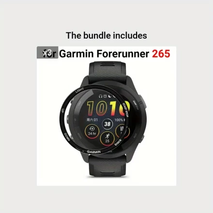 Forerunner 265/265s Smartwatch Screen Protector - TPU, Glossy Finish, 9H Hardness, Waterproof, for Android 4.3