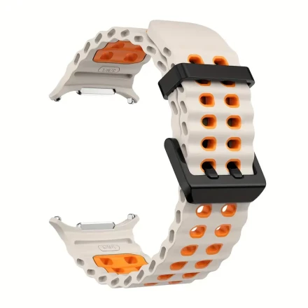 Marine Band for SamSung for Galaxy Watch Ultra 47mm Sports Silicone Strap Bracelet - Watchband Accessories - for SamSung for Galaxy Watch Ultra Accessories - Holiday Gift