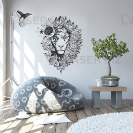 Wall Art with a Lion