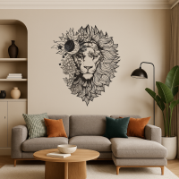 Wall Art with a Lion