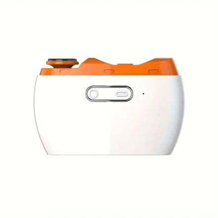 2-in-1 USB Rechargeable Electric Nail Clipper & Polisher - Automatic Manicure Tool for Adults, Compact Palm Design