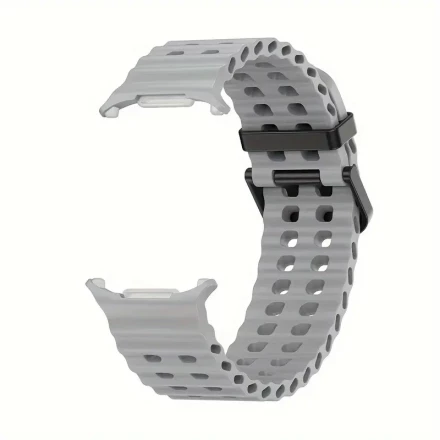 Silicone Smartwatch Bands Compatible with Samsung Ultra - Durable, Breathable Sport Replacement Wristband, Adjustable Soft Strap for Fitness & Daily Wear