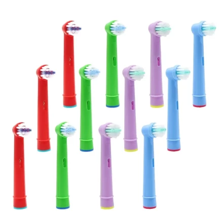 Replacement Tooth Brush Heads Fowoy 3D Excel, for Oral B EB-10A Pro-Health Stages Electric Toothbrush, Oral Care, Uncharged, Without Battery, for Adult and Kids Children