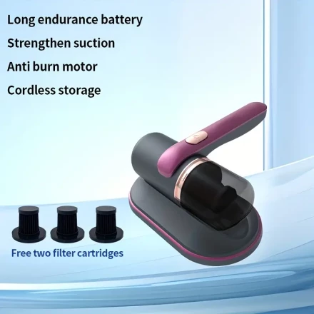 4000Mah/68W/65Db, with 3 Filter Sets, Super Strong Suction USB Fast Charging Wireless Handheld Vacuum Cleaner, Deep Dust, Large Battery Long Battery Life, Vacuum Durable Car Cushion/Sofa Bedding Universal Vacuum Cleaner