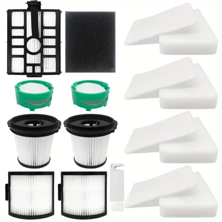 Vacuun Accessories for Shark IW3511/IW1111 Detect Pro Cordless Cleaner,Package includes 1 HEPA filters(in the hand-held part of the machine),2 Base Pre-Filter Kit,4 Base Foam Filter,2 Odor-Cartridge and 2 HEPA filters,Christmas gift/Thanksgiving gift