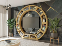 Round TV stand