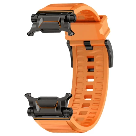 Silicone Sport Band Compatible with Samsung Galaxy Watch Ultra 47mm (2024) - 316L Stainless Steel Connector, Non-Water Resistant, Enhanced Comfort & Durability