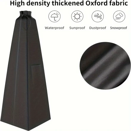 210D Oxford Cloth Vertical Vacuum Cleaner Cover, Dust-Proof Waterproof Storage Bag, Protective Indoor/Outdoor Household Vacuum Cover, Vertical Vacuum Storage Cover, Suitable for Indoor Or Outdoor