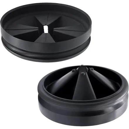 Upgraded Removable Silent Collar Drain Plug for InSinkErator Evolution Series Garbage Disposals, Black Q-Q354 - Smooth Operation & Quiet Design, Essential Accessory, Quiet Drain Plug | Sleek Black Design | Easyinstall Feature