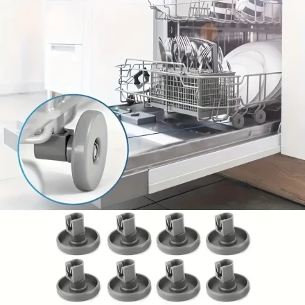 4/8pcs Dishwasher Wheel Under Rack Roller, Diameter 40mm, Suitable for DISHLEX ELECTROLUX IKEA AEG Favorite Privilege Zanussi, Size: 40x29mm/1.57x1.14in
