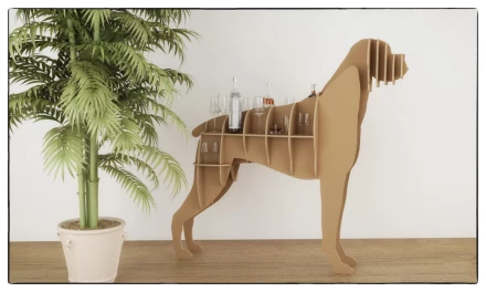 Shelf-wine cabinet 